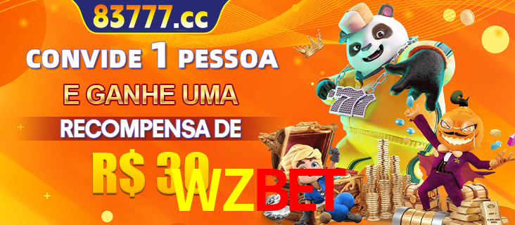 Banner institucional da WZBET sobre parceria de marcas e criação de uma marca de excelência, apresentando os mascotes de jogos populares como o Fortune Tiger.